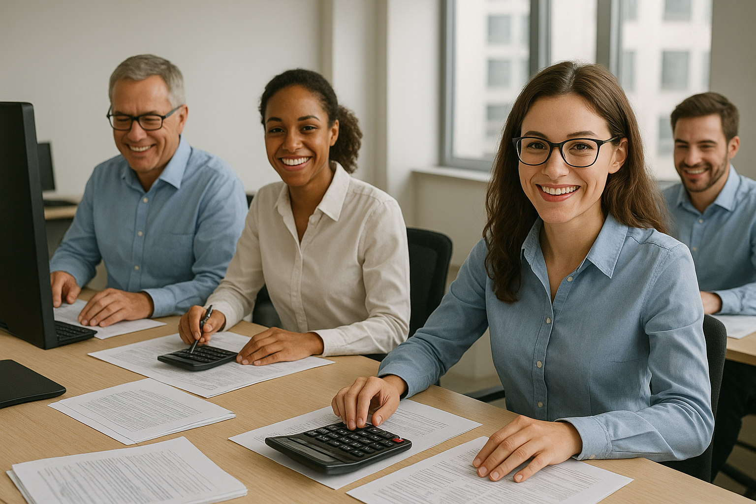 Equipo de contadores profesionales